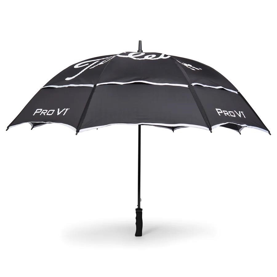 Titleist Tour Double Canopy dáždnik 68", čierno/biela