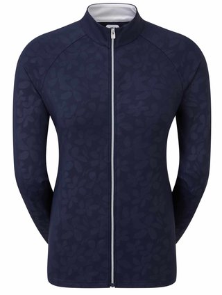 FootJoy Floral Embossed dámska mikina, navy