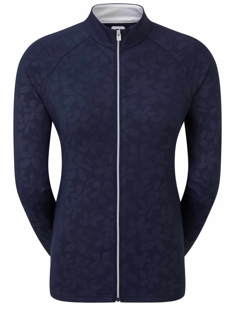 FootJoy Floral Embossed dámska mikina, navy