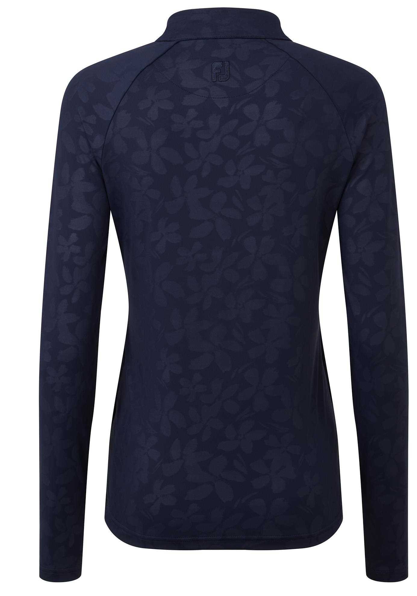FootJoy Floral Embossed dámska mikina, navy