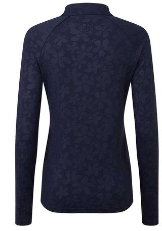 FootJoy Floral Embossed dámska mikina, navy