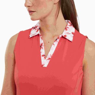FootJoy Floral Trim dámske golfové šaty 2024, červené
