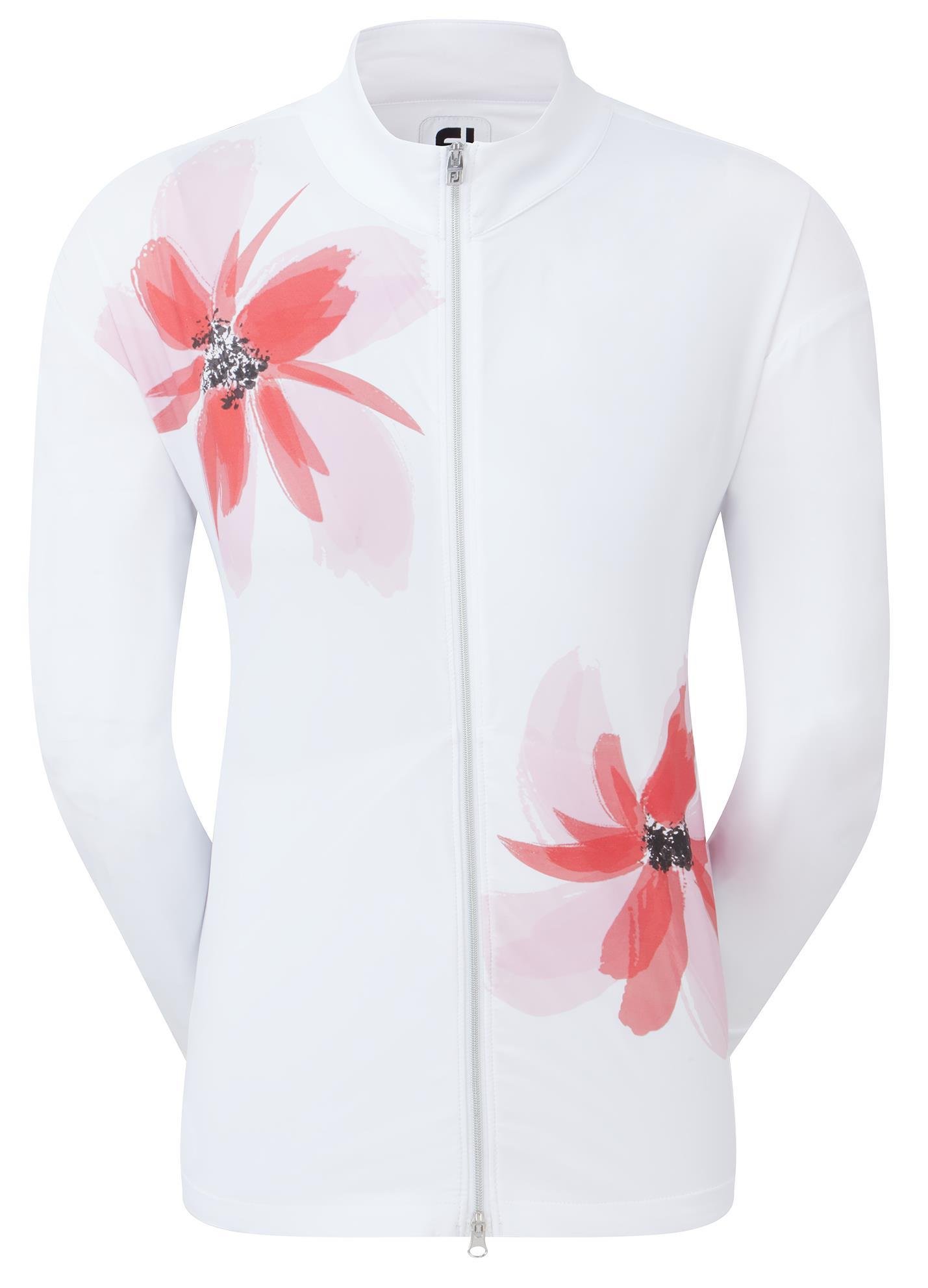 FootJoy Lightweight Full-Zip dámska bunda, bielo/ružová