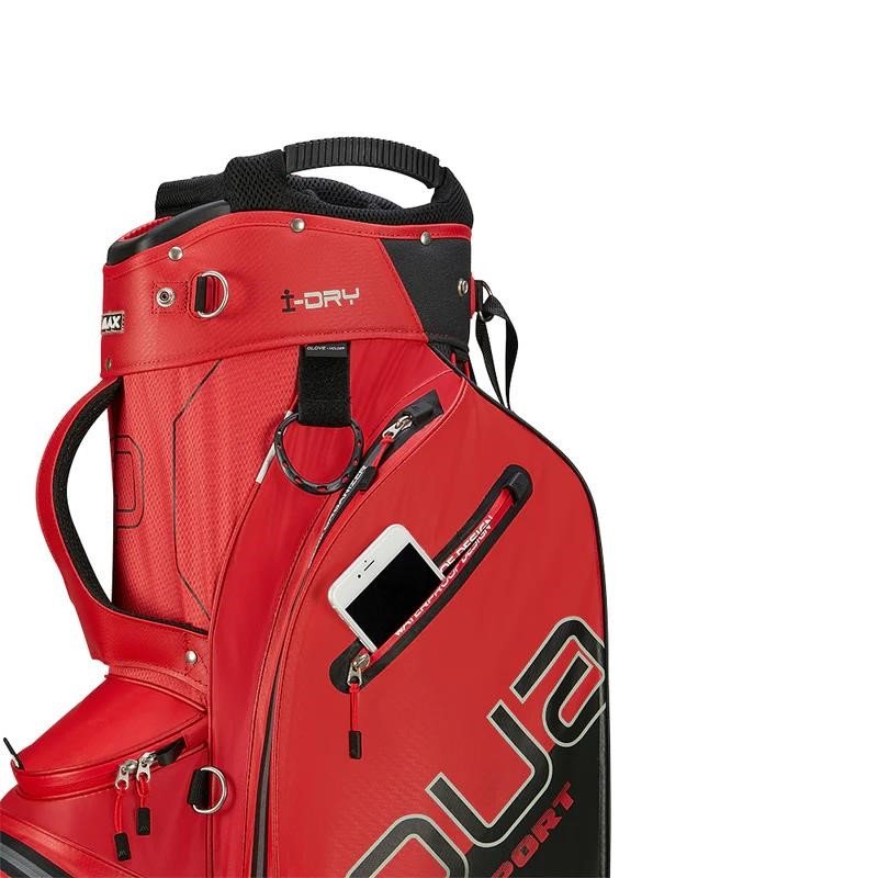 Big Max AQUA Sport 4 cart bag, červená/čierna