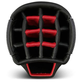 Big Max AQUA Sport 4 cart bag, červená/čierna