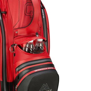 Big Max AQUA Sport 4 cart bag, červená/čierna