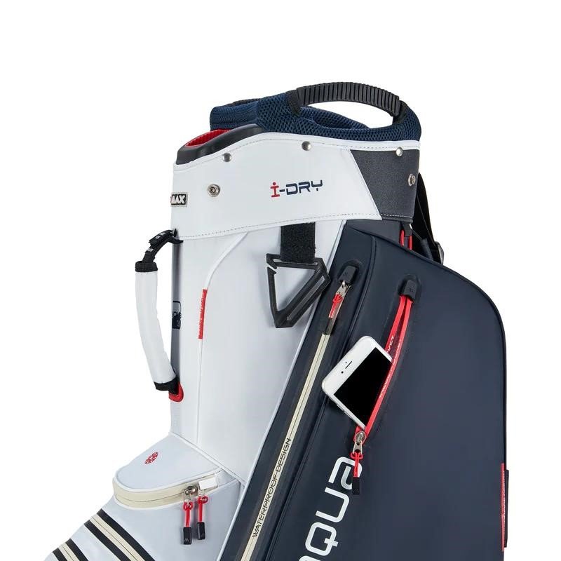 Big Max AQUA Style 4 cart bag, biela/navy/červená