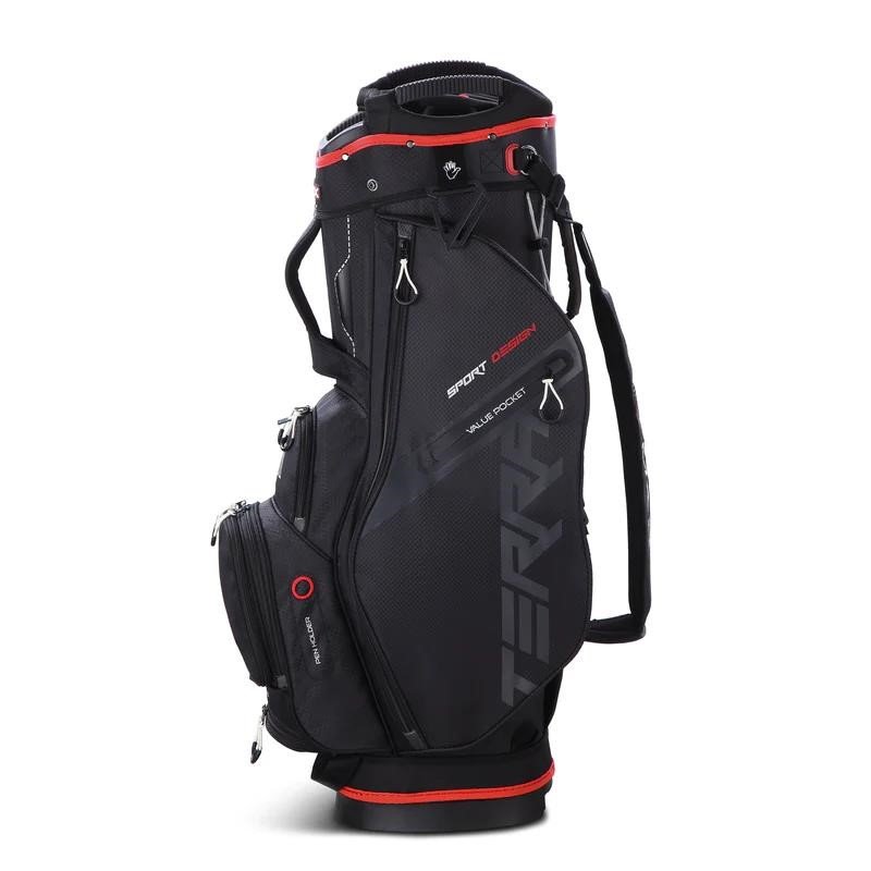 Big Max Terra Sport cart bag, čierna/červená