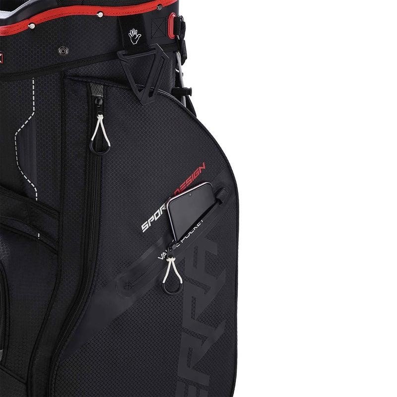 Big Max Terra Sport cart bag, čierna/červená