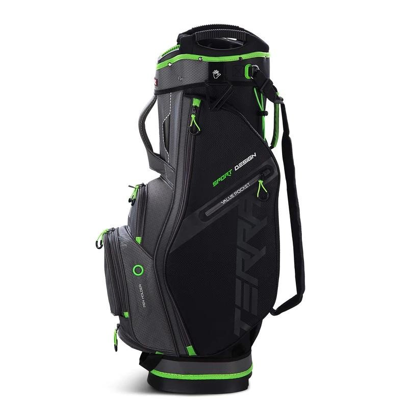 Big Max Terra Sport cart bag, charcoal/black/lime