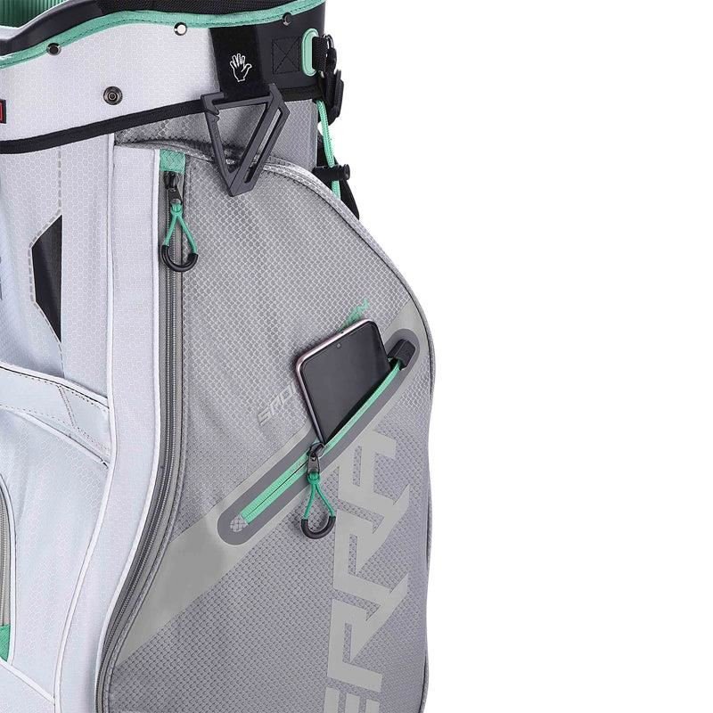 Big Max Terra Sport cart bag, biela/strieborná/mätová