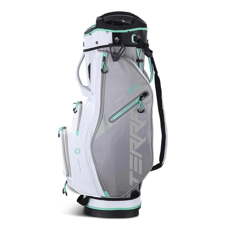 Big Max Terra Sport cart bag, biela/strieborná/mätová