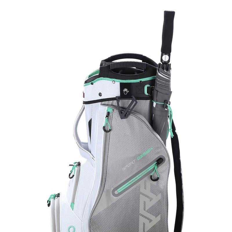 Big Max Terra Sport cart bag, biela/strieborná/mätová