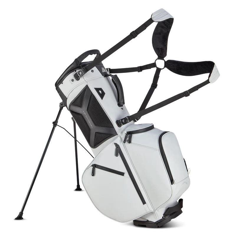 Big Max Dri Lite Hybrid Prime stand bag, off white