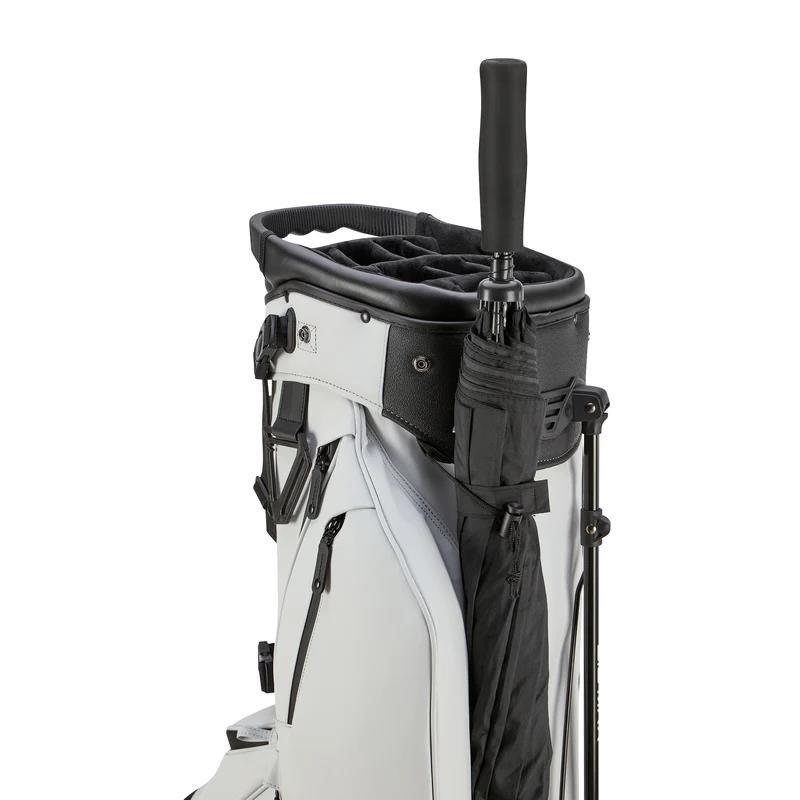 Big Max Dri Lite Hybrid Prime stand bag, off white