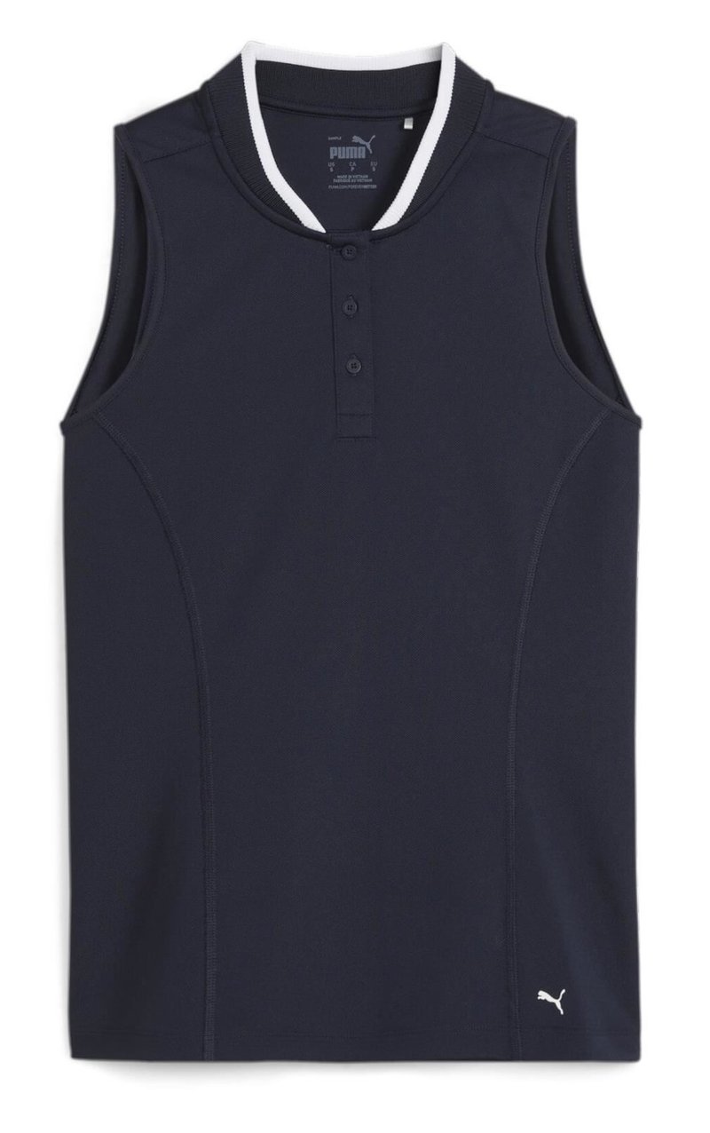 Puma Range Pique Sleeveless dámske polo, navy