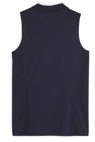 Puma Range Pique Sleeveless dámske polo, navy