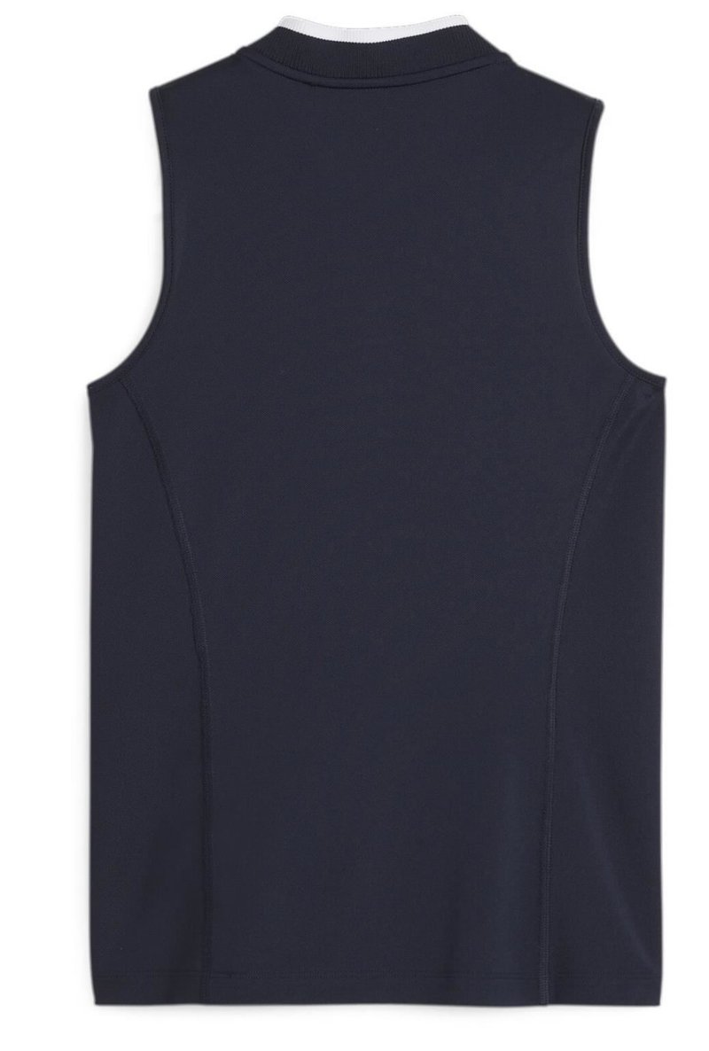 Puma Range Pique Sleeveless dámske polo, navy