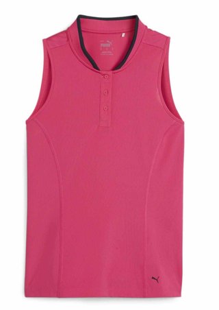 Puma Range Pique Sleeveless dámske polo, ružové