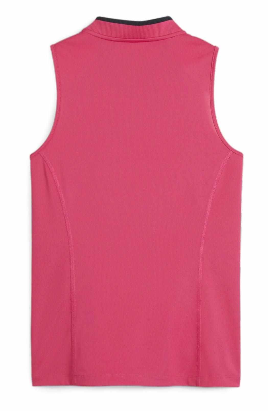 Puma Range Pique Sleeveless dámske polo, ružové