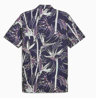 Puma Mattr Birds of Paradise pánske polo, deep blue