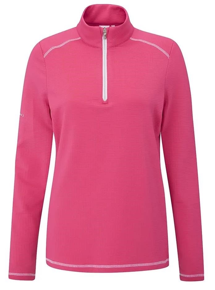 PING Sonya Fleece dámska mikina, pink bloosom