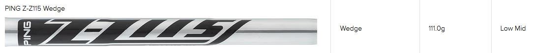 PING s159 Midnight wedge, ocel