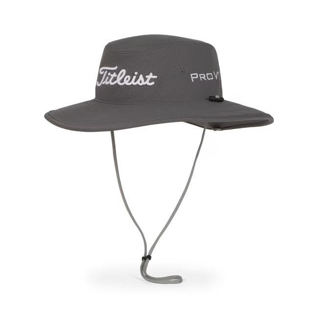 Titleist Tour Aussie pánsky klobúk, charcoal/biely