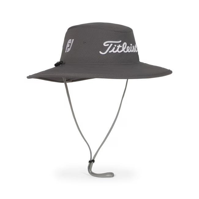 Titleist Tour Aussie pánsky klobúk, charcoal/biely