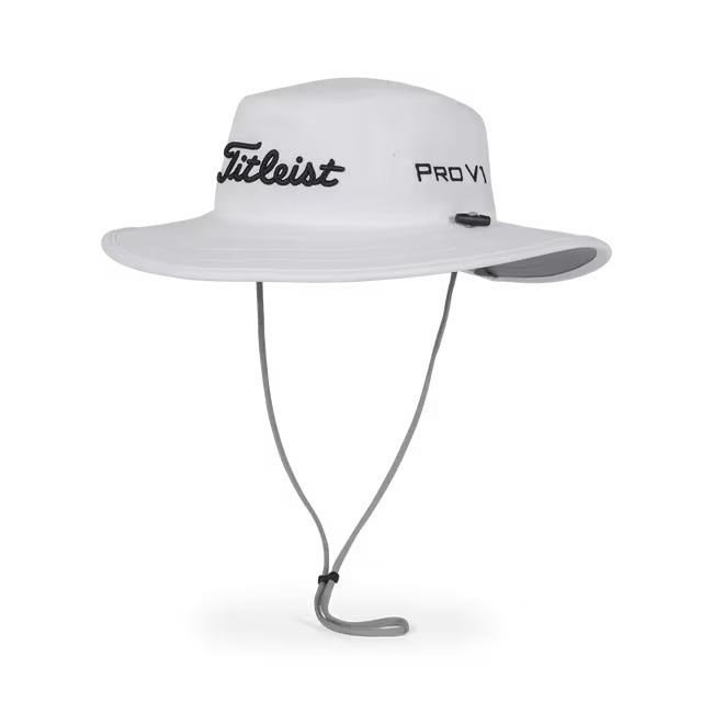 Titleist Tour Aussie pánsky klobúk, bielo/čierny