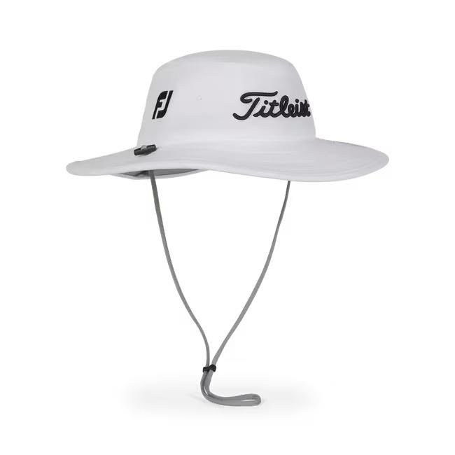 Titleist Tour Aussie pánsky klobúk, bielo/čierny