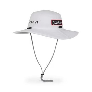 Titleist Tour Aussie pánsky klobúk, bielo/čierny