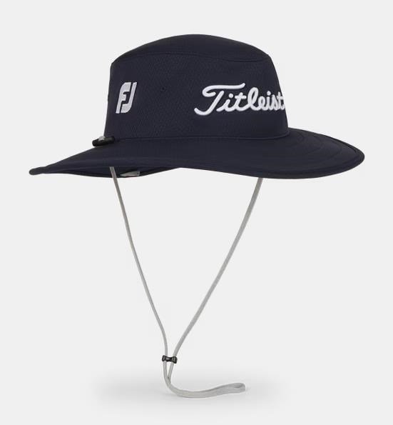 Titleist Tour Aussie pánsky klobúk, tmavomodrý/biely