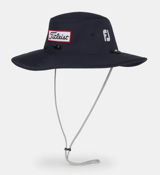 Titleist Tour Aussie pánsky klobúk, tmavomodrý/biely