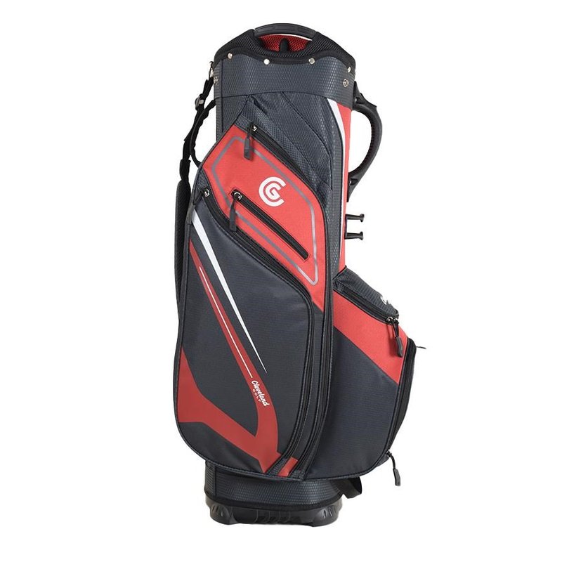 Cleveland Friday 3 cart bag, červená/charcoal