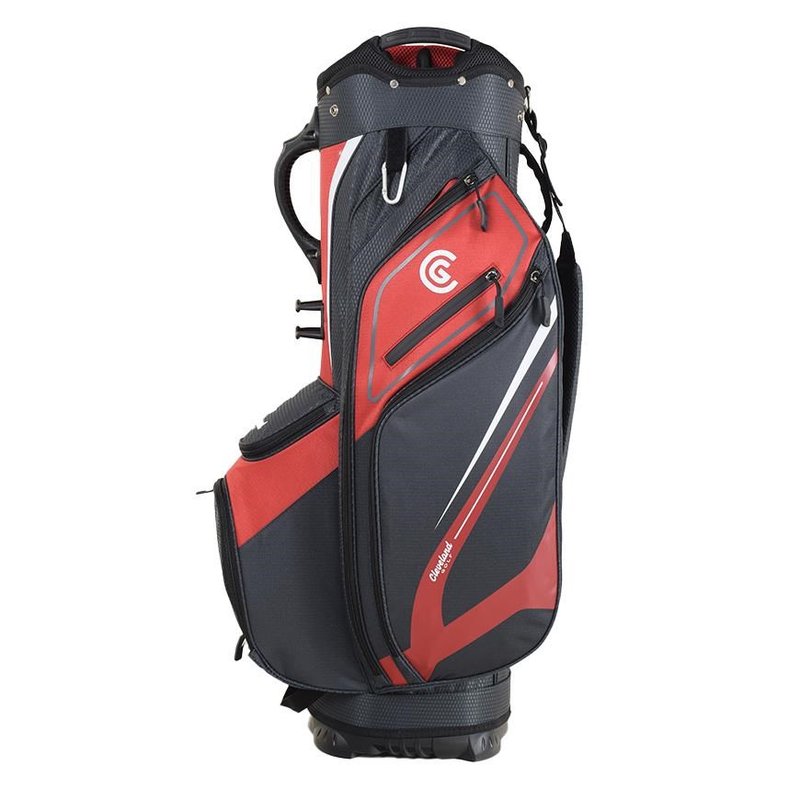 Cleveland Friday 3 cart bag, červená/charcoal