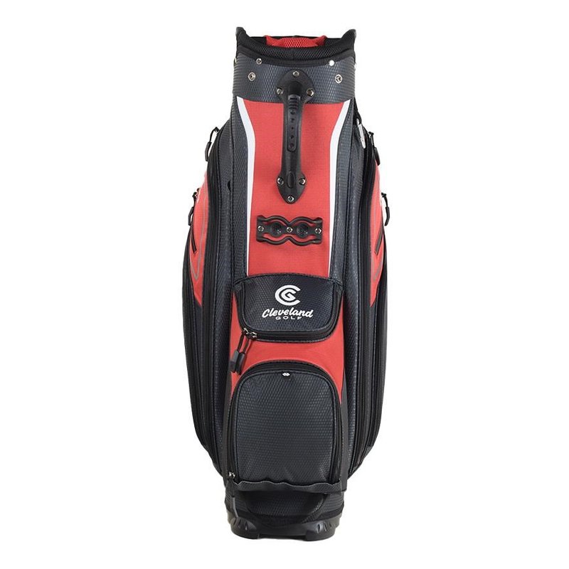 Cleveland Friday 3 cart bag, červená/charcoal