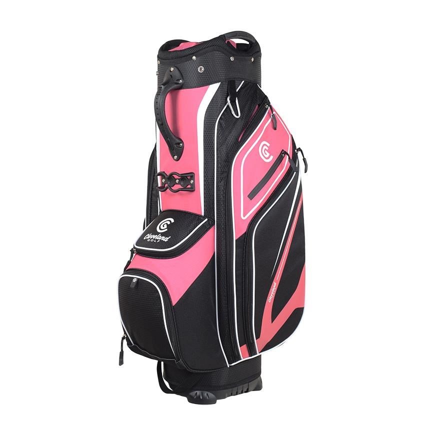 Cleveland Friday 3 cart bag, ružový/čierny