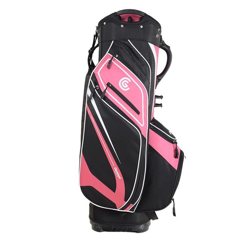 Cleveland Friday 3 cart bag, ružový/čierny