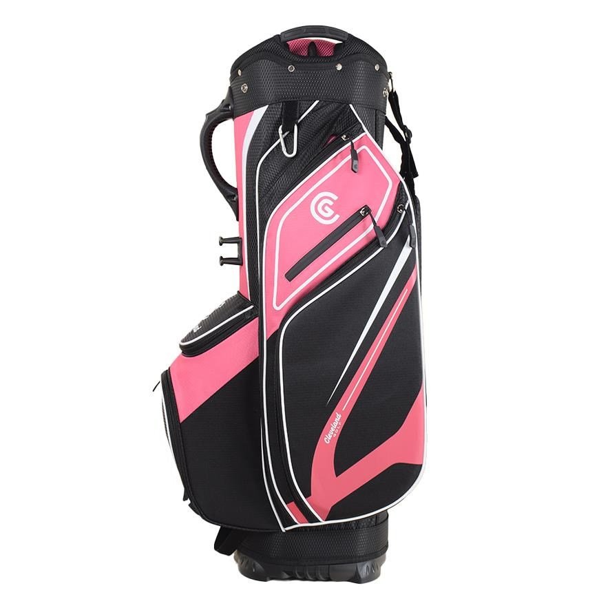 Cleveland Friday 3 cart bag, ružový/čierny