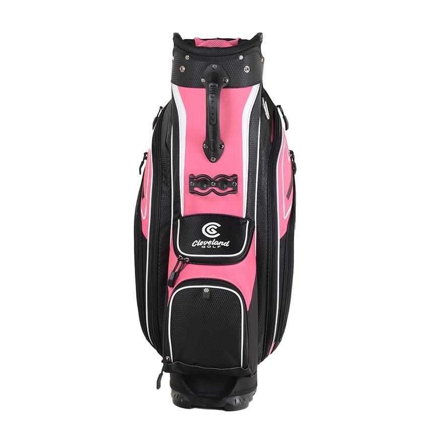 Cleveland Friday 3 cart bag, ružový/čierny