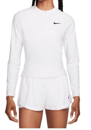 Nike Court Advantage dámska mikina, bielo/čierna