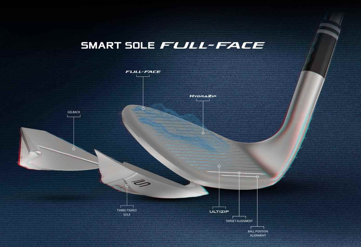 Cleveland Smart Sole Full Face wedge, oceľ