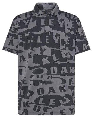 Oakley Ransom Jacquard pánske polo, collage black