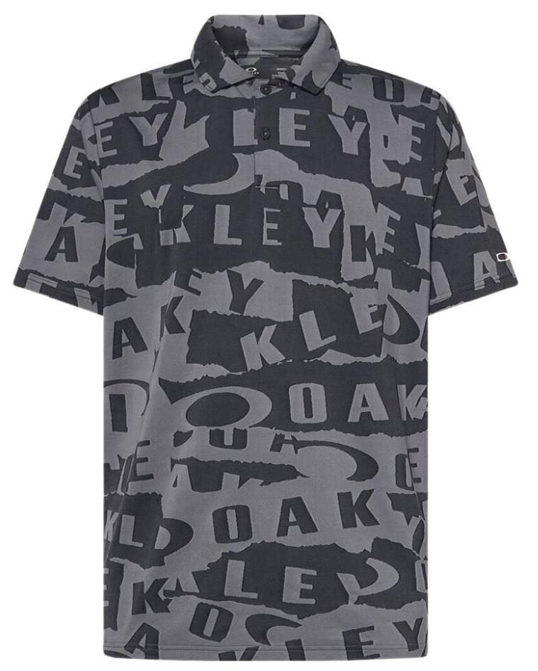 Oakley Ransom Jacquard pánske polo, collage black