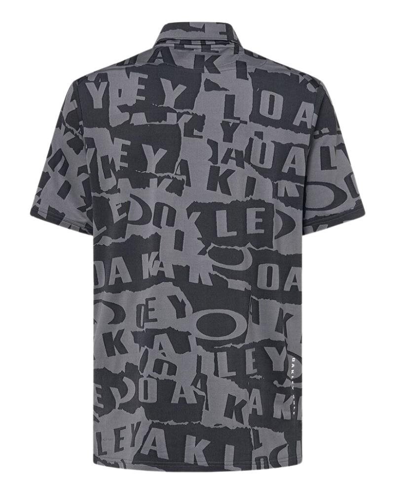 Oakley Ransom Jacquard pánske polo, collage black