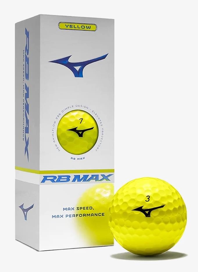 Mizuno RB Max golfové loptičky, žlté