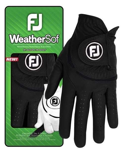 FootJoy WeatherSof 24 dámská golfová rukavica, čierna