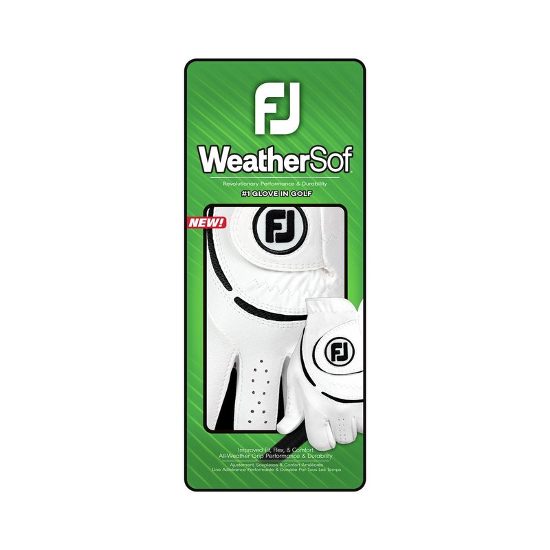 FootJoy WeatherSof dámská golfová rukavica, biela