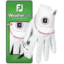 FootJoy WeatherSof dámská golfová rukavica, biela